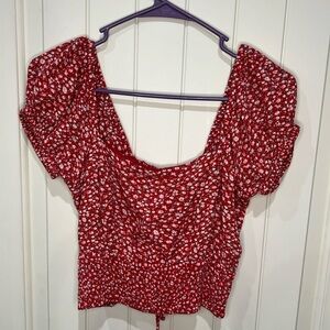 Sim & Sam Cropped Halter Top M